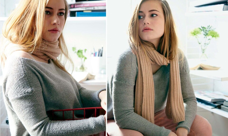 Strik selv: Bluse med lange ærmer fra Hendes Verden