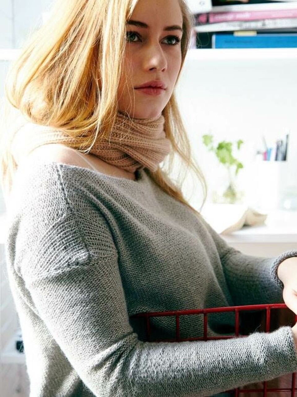 Strik selv: Bluse med lange ærmer