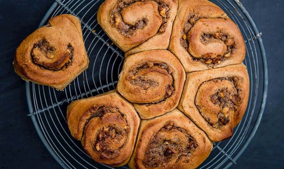 Kanelsnegle med et tvist