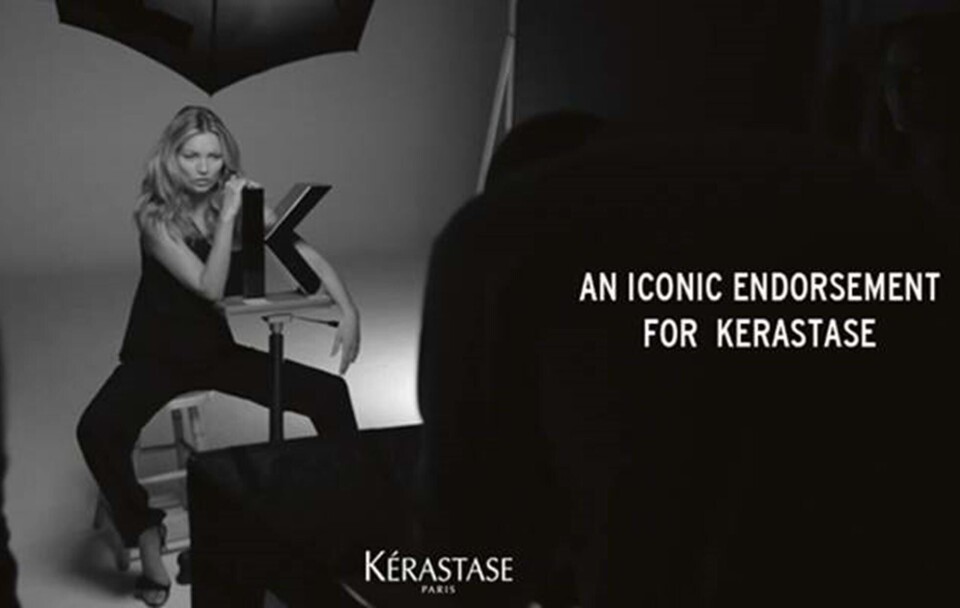 Kate Moss bliver ansigt for Kérastase