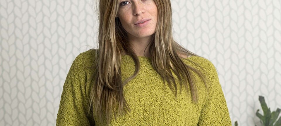 Strik selv: Bluse med sommerfuglemĂžnster