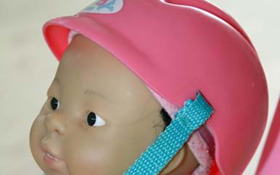 Baby i ladcykel