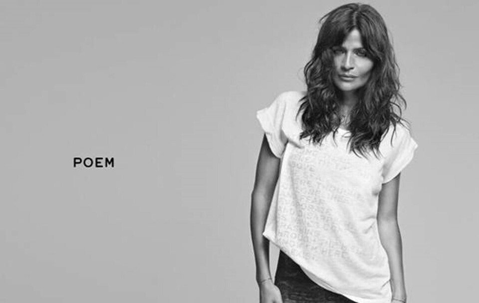 Helena Christensen designer for AIDS-Fondet