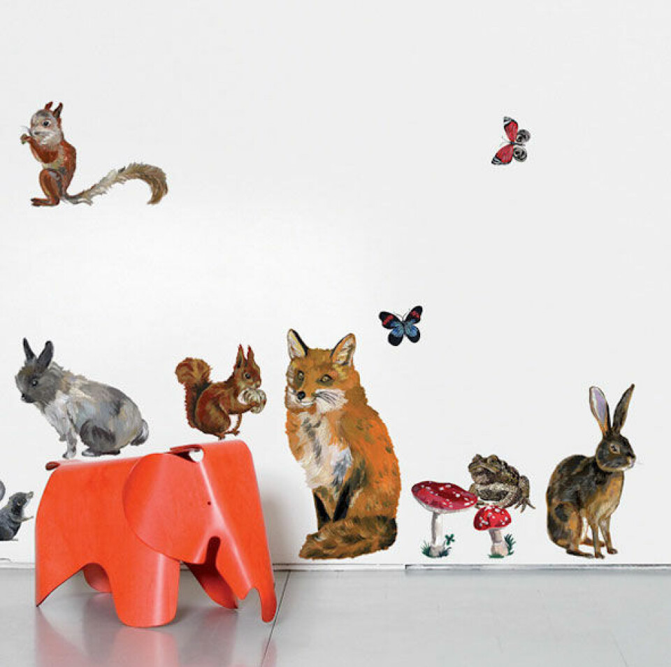 Wall stickers med dyr