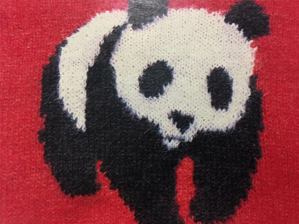 Barnesweater med panda