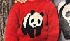 Strik selv: Barnesweater med panda