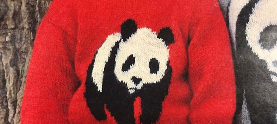 Strik selv: Barnesweater med panda