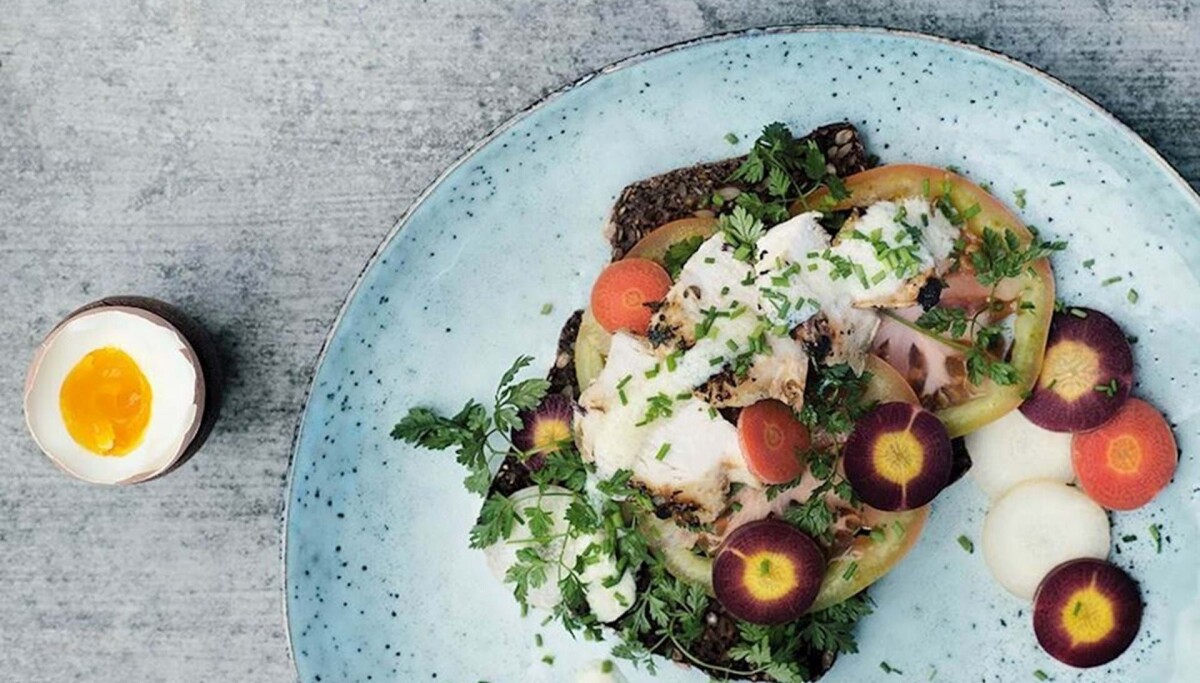 Sund frokost: Rugbrødsmad med kylling