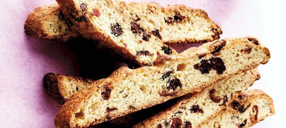 Biscotti med tranebær