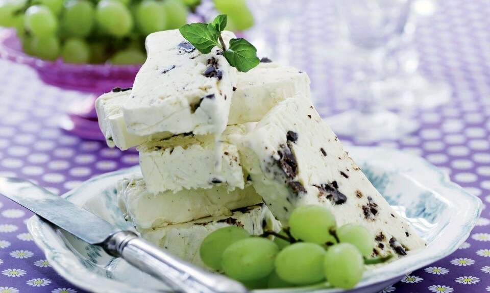 Parfait-is med cremeskildpadder