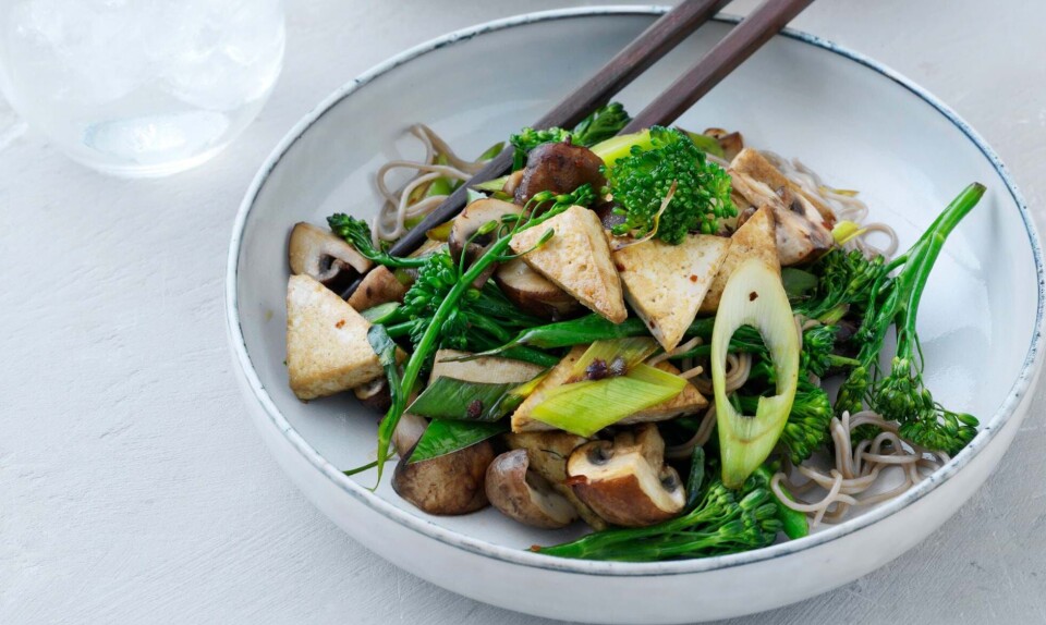 Tofu nudelsalat