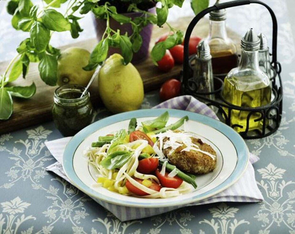 Italiensk-panerede krebinetter