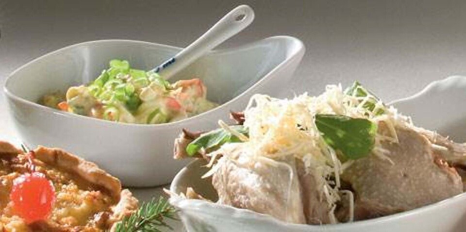 Sprængt andelår med peberrod og remouladedressing
