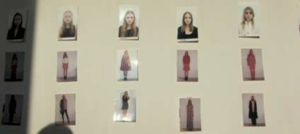 Backstage til Filippa K-modeshow.