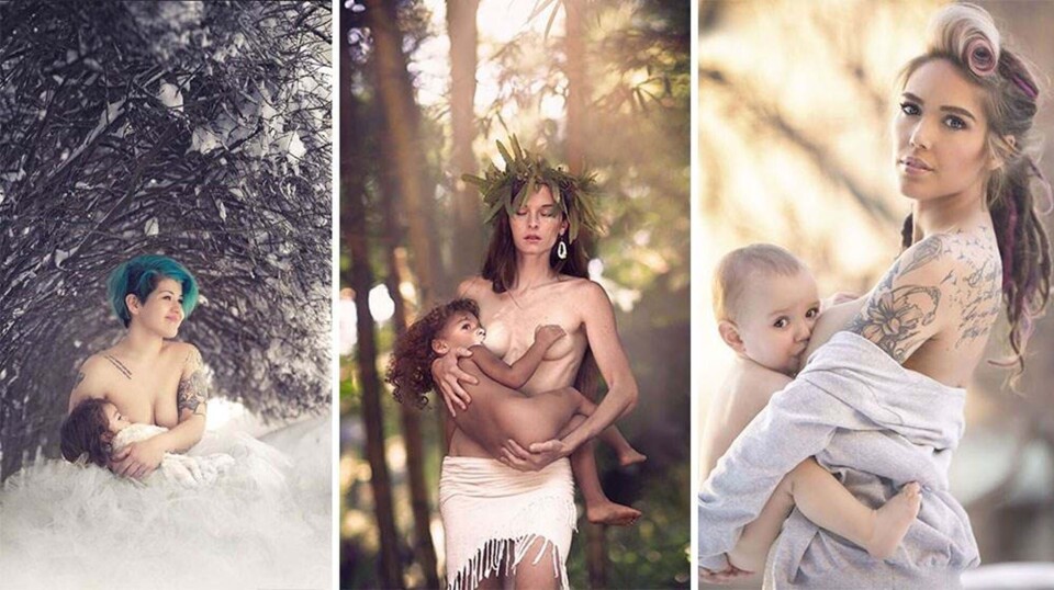 Fantastiske fotos: En smuk hyldest ammende kvinder