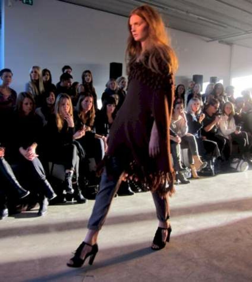 Backstage til Filippa K-modeshow.
