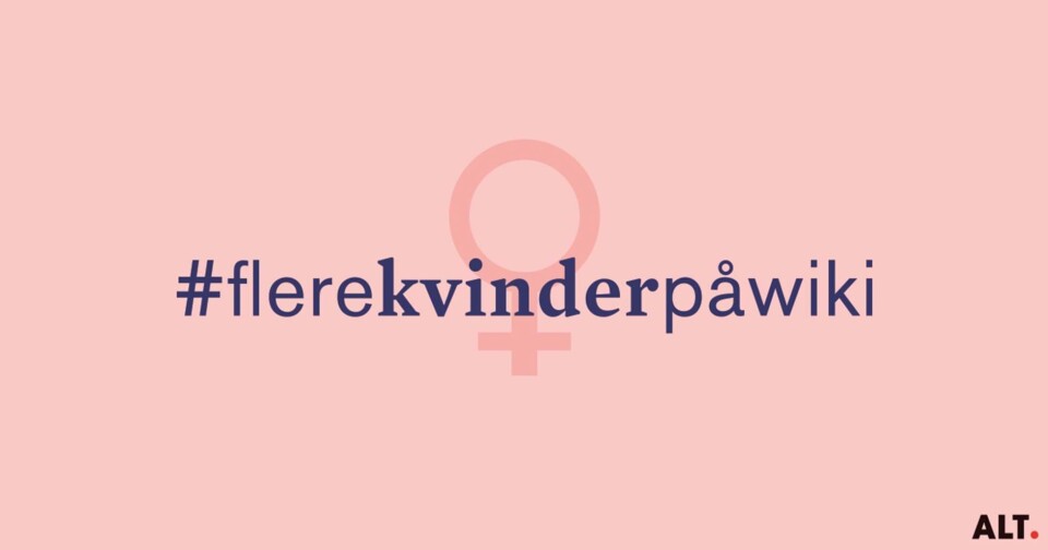 Åben invitation: Kom og vær med til at taste glemte kvinder ind i Wikipedia!