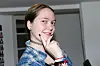 Rachel fra årgang 0 på negleklinikken Miss Diva E
Haderslev (Foto: Henrik Dam Nielsen)