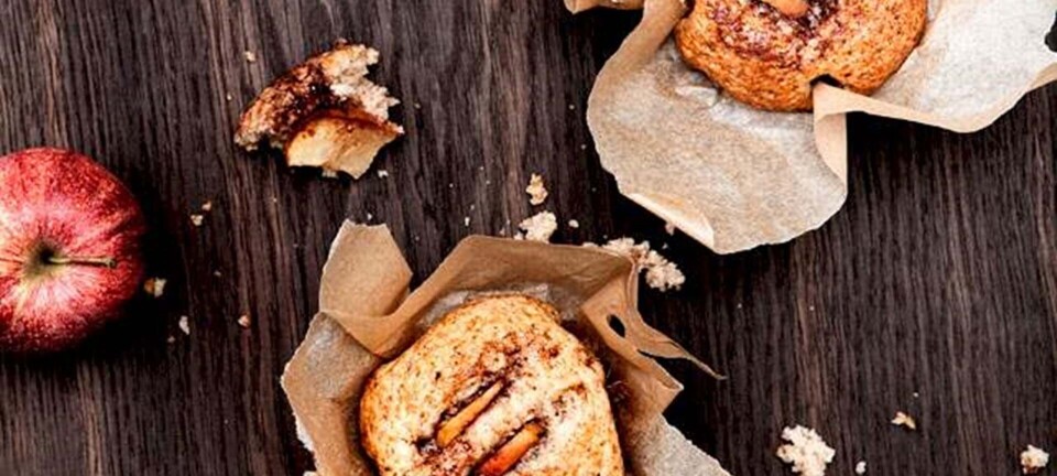 Muffins med æble og kanel
