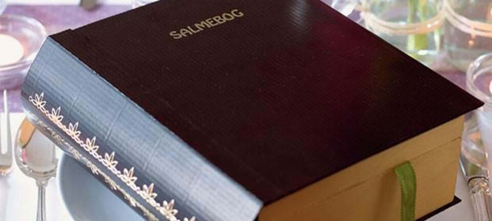 Lav selv: Sangskjuler formet som en salmebog