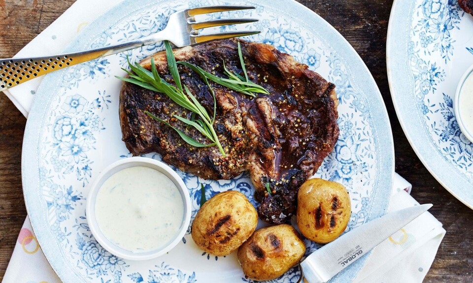 Grill entrecôte opskrift