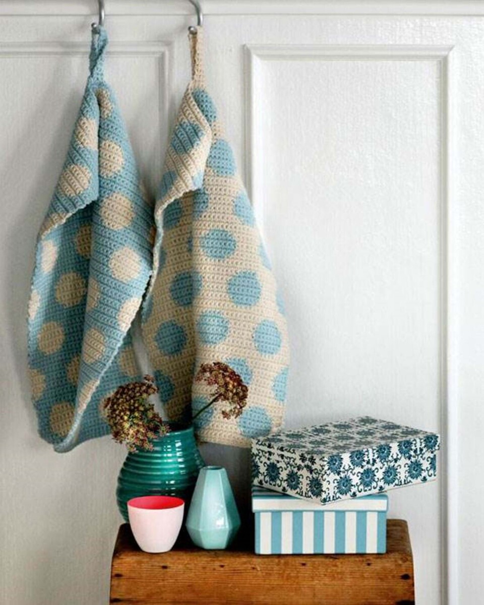 Flotte hæklede håndklæder fra Hendes Verden