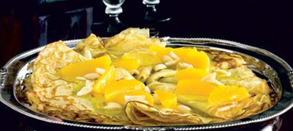 Festlig crêpes suzette