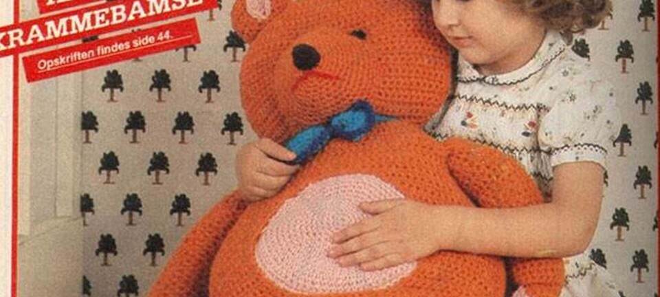 Skøn retro: Sød hæklet krammebamse