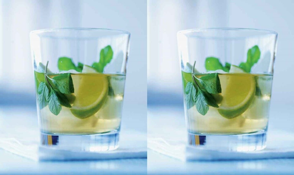 Iste med mynte & citron