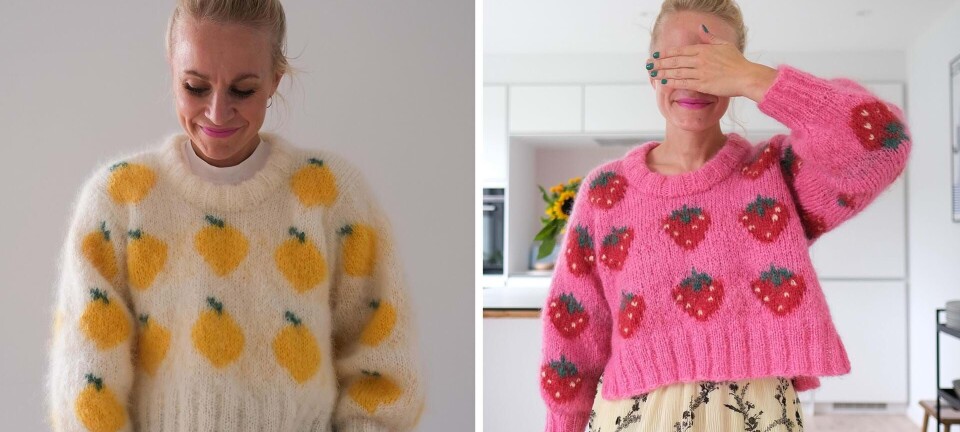 Strik selv: Den smarte Fruity sweater fra HitKnitShop