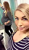 Fødslen nærmer sig, og Melissa er mere end klar. (Foto: Privat)
