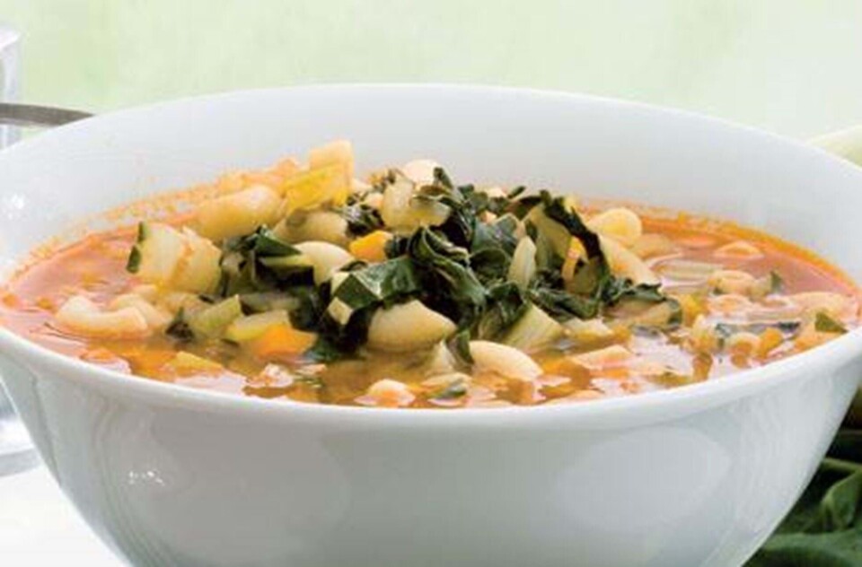 Minestrone med sølvbeder