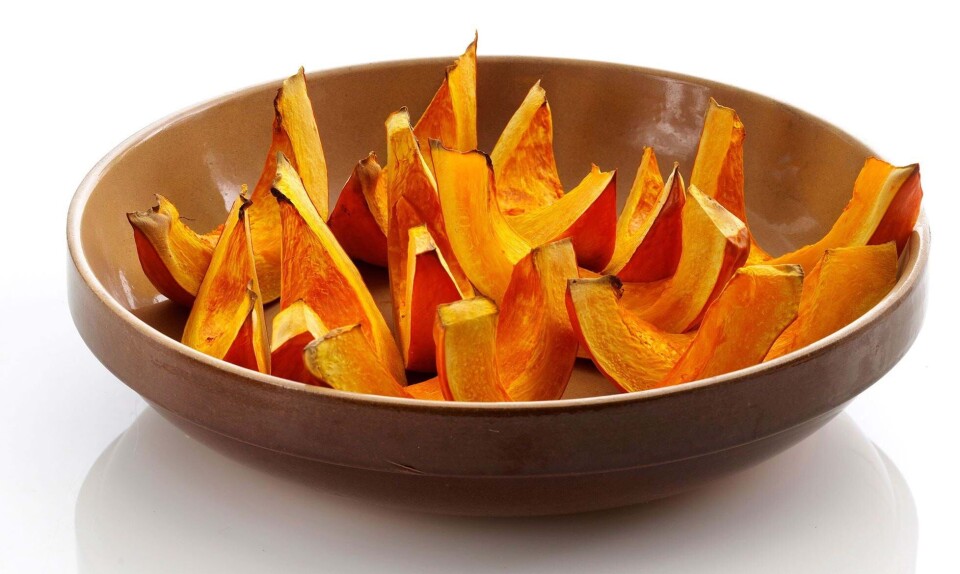 Bagt hokkaido-græskar