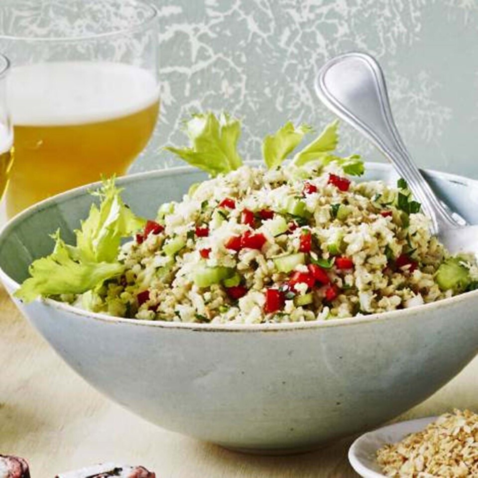 Rissalat med kokosdrys