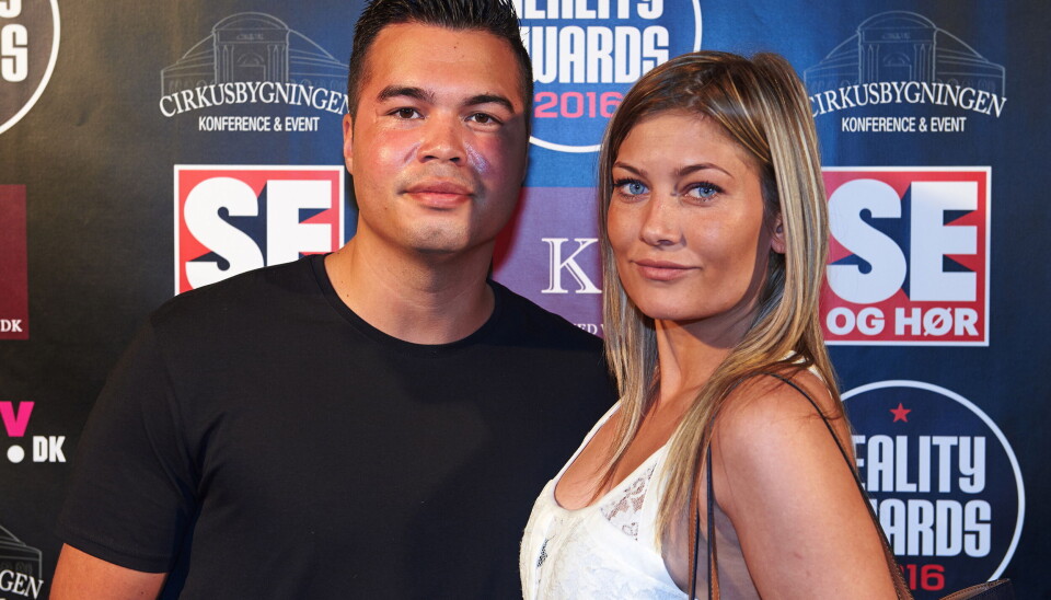 Pernille Nygaard havde sin nye kæreste, Niel, med på den røde løber. (Foto: Janus Nielsen)
