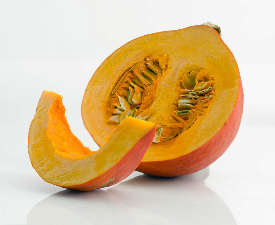 Hokkaido i ovn: Bagt hokkaido-græskar