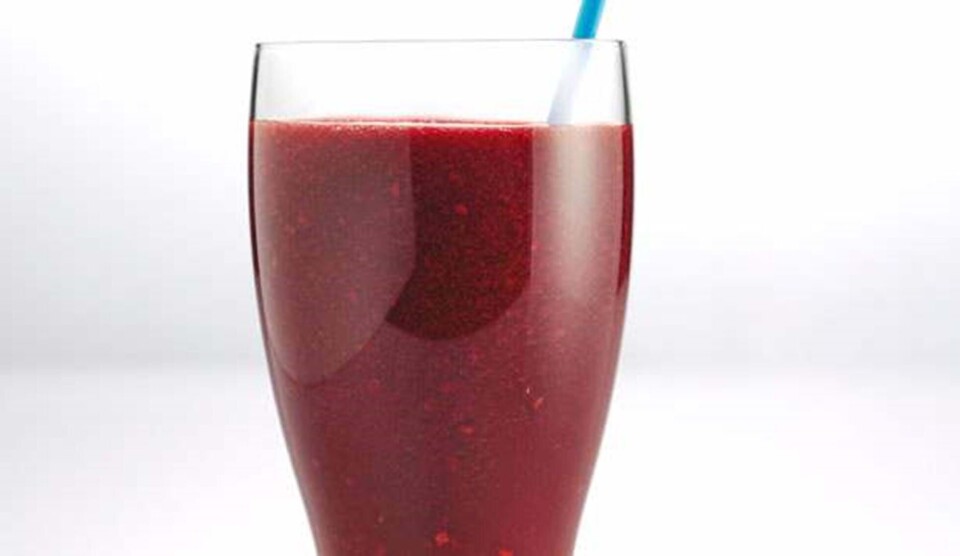 Opskrift på hindbærsmoothie