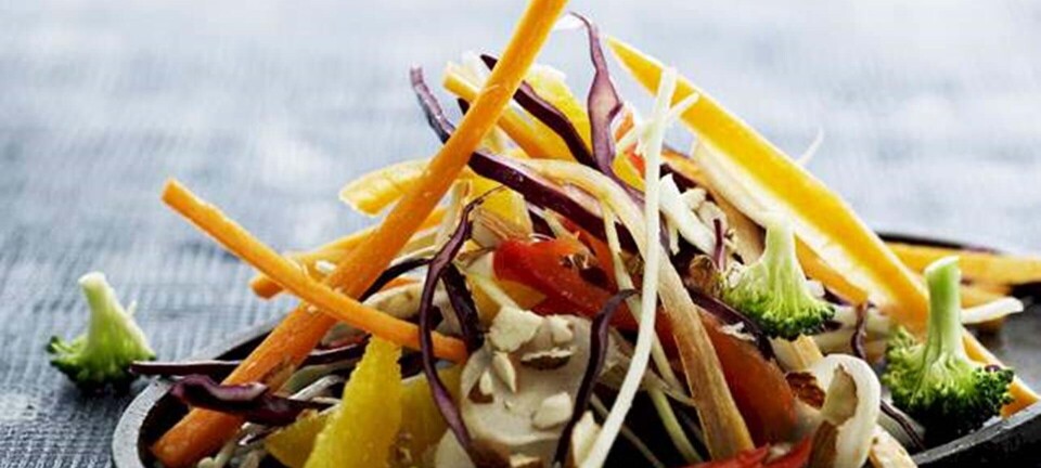 Smuk salat i 7 farver