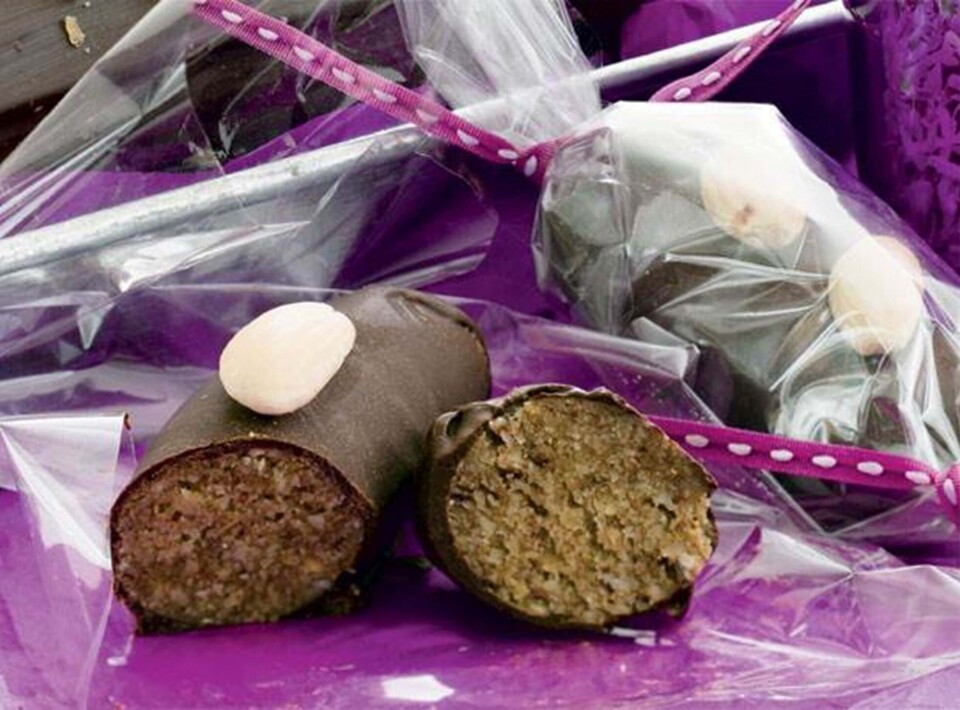 Mandel/appelsinbrød med chokolade