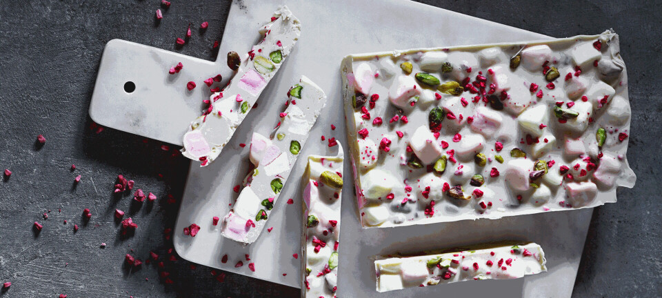 Hvid rocky road