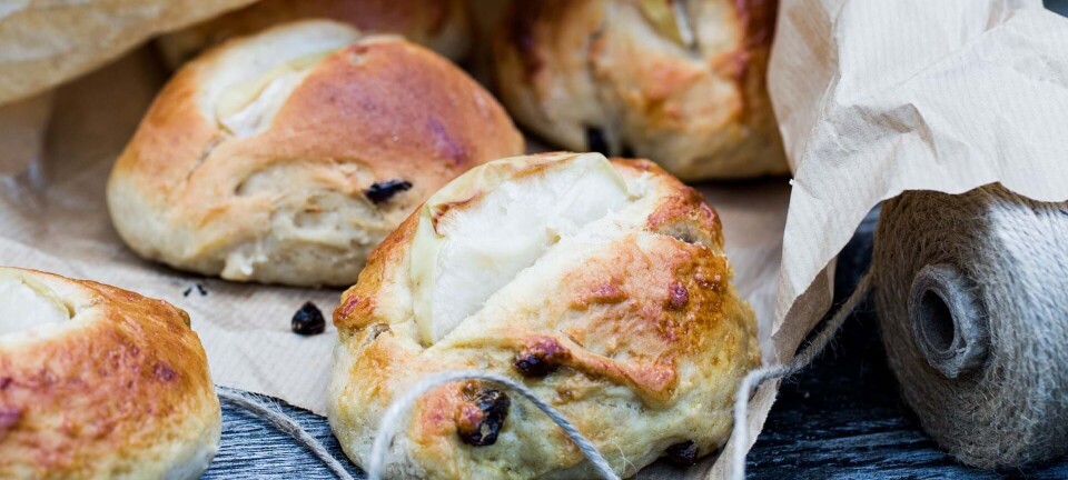 Lækre æbleboller med rosiner