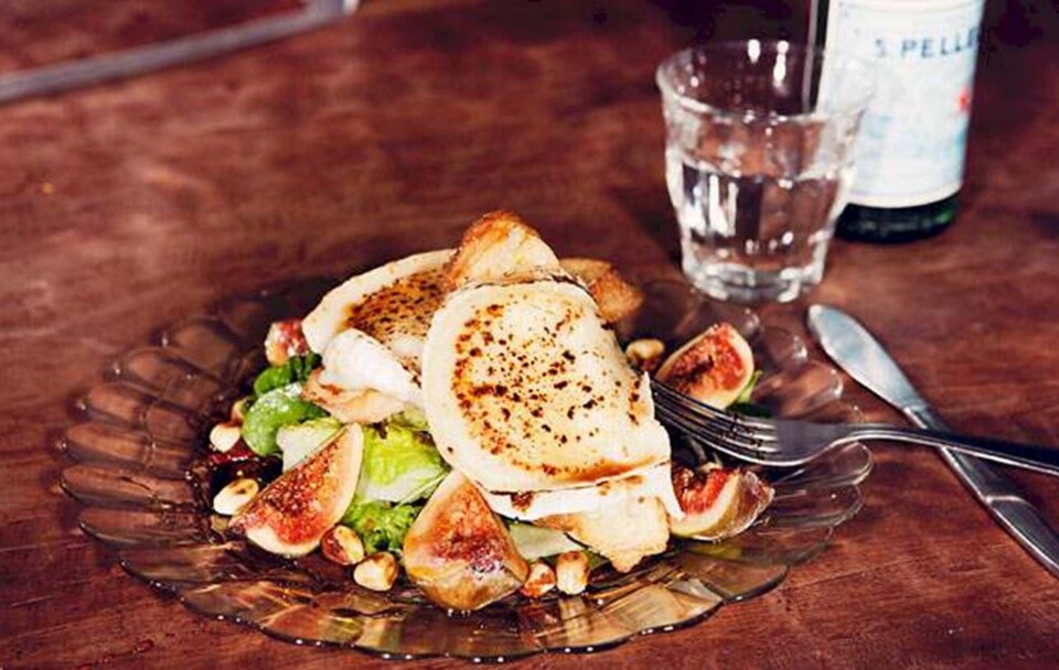 Opskrift på grillet gedeost med figner