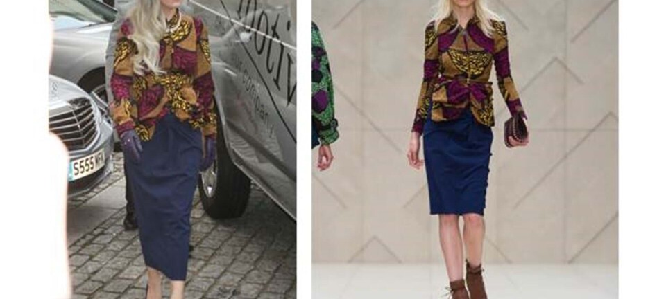 Lady Gaga i Burberry