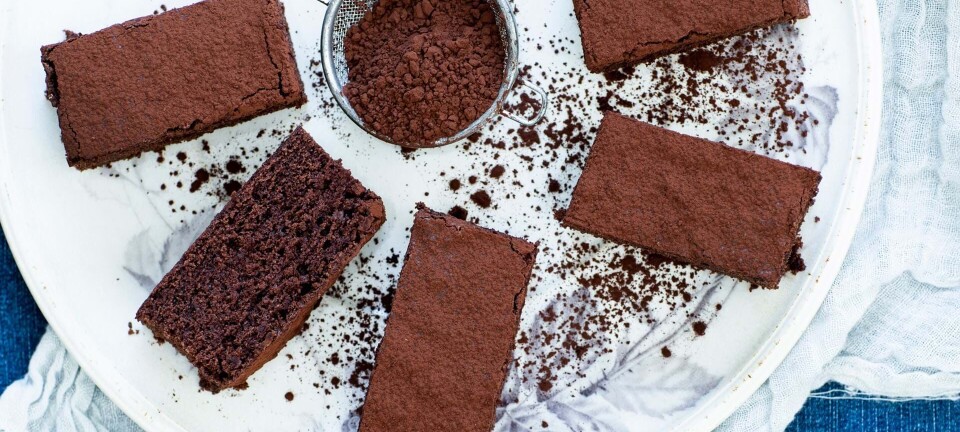 Cappuccinokage med chokolade