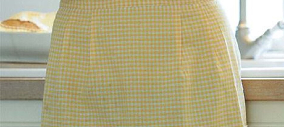 Broder selv: Forklæde med kulørte påskeæg