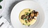 Blød polenta med svampe