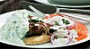 Lækker græsk burger med tzatziki