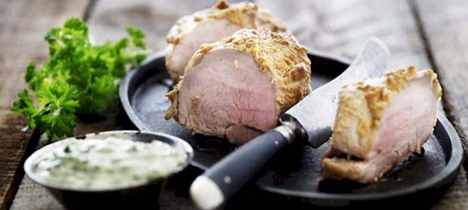 Ingefær-marineret svinemørbrad med grønkålsmayonnaise