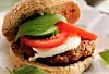 Burger med mozzarella
