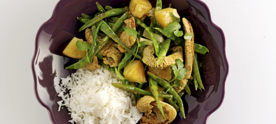 Curry stir fry